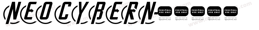 NEO CYBERN字体转换